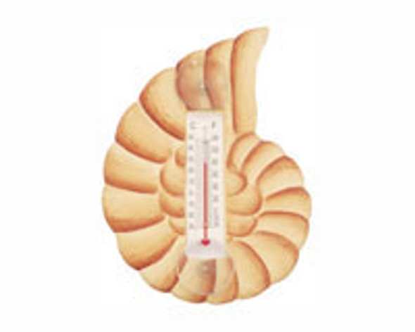 SONGBIRD ESSENTIALS - Nautilus Shell Small Window Thermometer - Brown SE2170408 645194771611