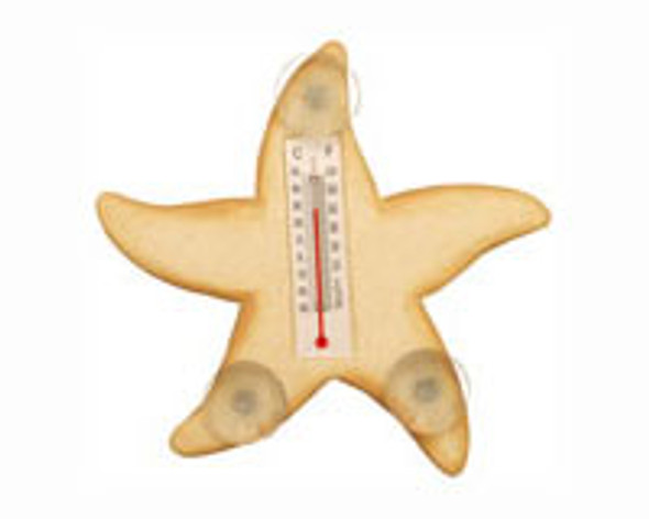 SONGBIRD ESSENTIALS - Starfish Small Window Thermometer - Cream SE2170411 645194771635