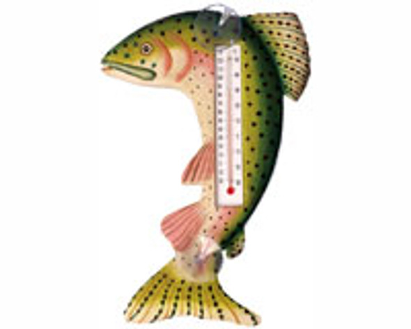 SONGBIRD ESSENTIALS - Leaping Trout Small Window Thermometer SE2172003 645194772090