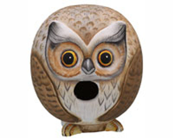 SONGBIRD ESSENTIALS - Owl "Gord-O" Shaped Birdhouse SE3880065 645194773998