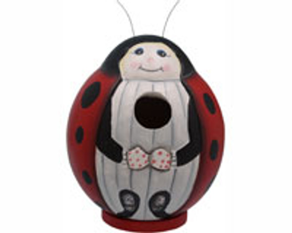 SONGBIRD ESSENTIALS - Ladybug "Gord-O" Shaped Birdhouse SE3880081 645194774124
