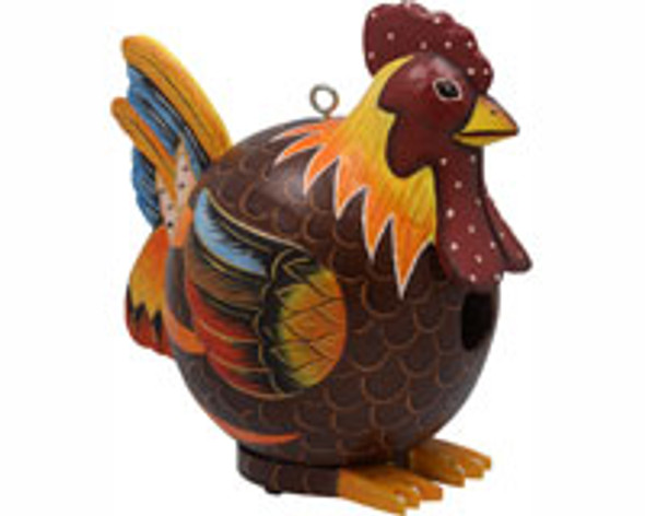 SONGBIRD ESSENTIALS - Rooster "Gord-O" Shaped Birdhouse SE3880087 645194774186