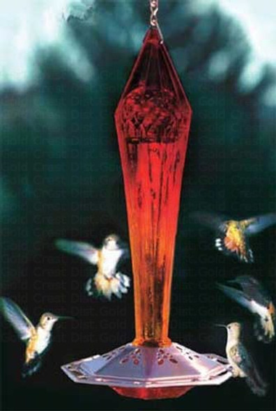 SONGBIRD ESSENTIALS - Faceted Ruby Hummingbird Feeder SE4000 645194440005