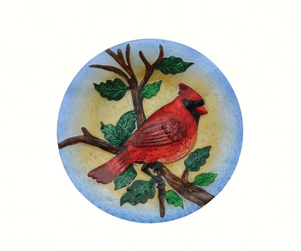 SONGBIRD ESSENTIALS - Majestic Cardinal Birdbath (SE5022) 645194850224
