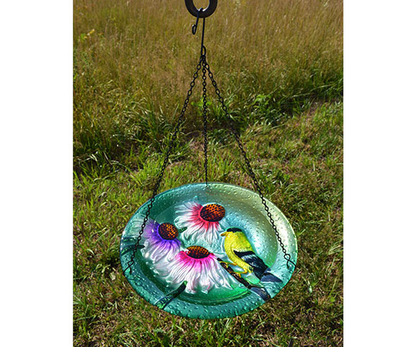 SONGBIRD ESSENTIALS - Goldfinch Hanging Birdbath (SE5033) 645194850330