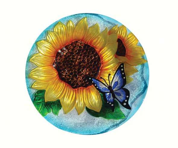 SONGBIRD ESSENTIALS - Blooming Sunflower Birdbath (SE5034) 645194850347
