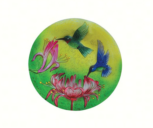 SONGBIRD ESSENTIALS - Fluttering Hummingbirds Birdbath (SE5042) 645194850422