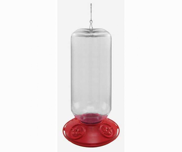 SONGBIRD ESSENTIALS - Dr. JB Switchable 80 oz Feeder with Red Flowers Hummingbird Feeder (SE6027) 645194060272