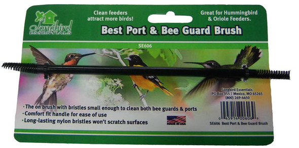 SONGBIRD ESSENTIALS - Best Hummingbird Feeder Port & Bee Guard Brush (SE606) 045914006069