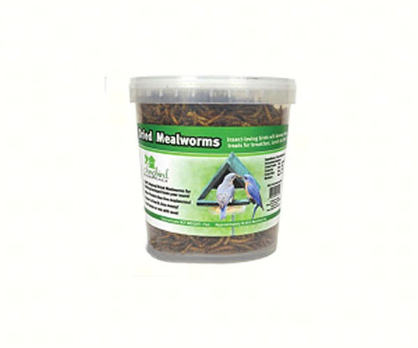 SONGBIRD ESSENTIALS - 10 oz. Tub of Dried Mealworms Bird Food SE648 645194616486