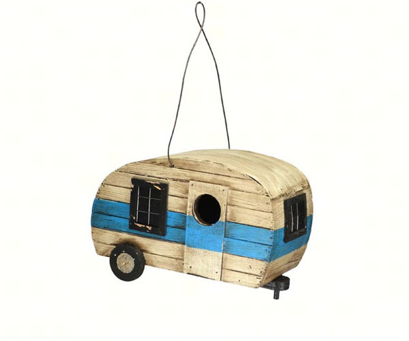 SONGBIRD ESSENTIALS - Retro Camper Shaped Birdhouse SE941 645194778030