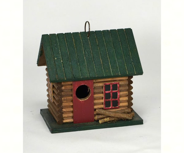 SONGBIRD ESSENTIALS - Settler Log Cabin Shaped Birdhouse SE985 645194778092