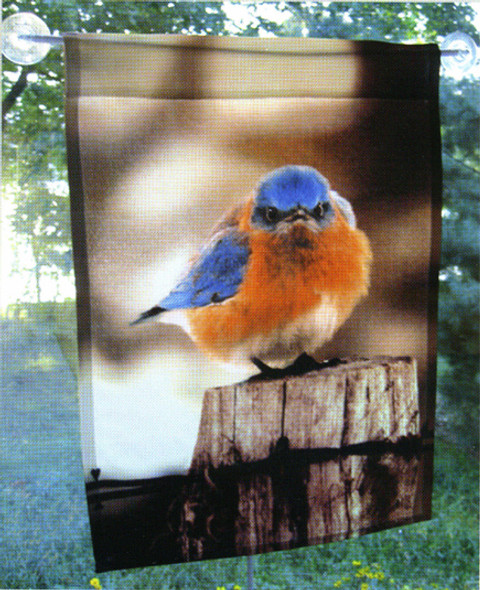 SONGBIRD ESSENTIALS - Mad Bluebird - Flag Large (SEEK6700) 897913000292