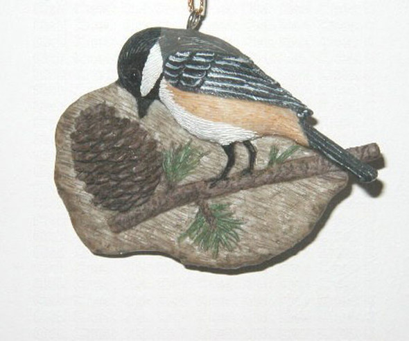 SONGBIRD ESSENTIALS - Chickadee Pine Cone Ornament (Christmas) SEFWC150