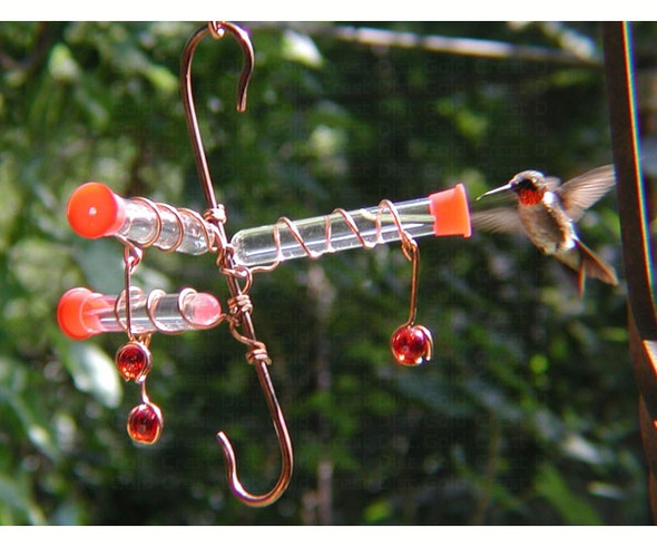 SONGBIRD ESSENTIALS - Whimsy Three Hummingbird Feeder (SEHHWHM3) 645194001312