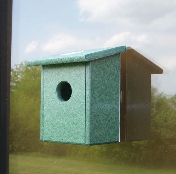 SONGBIRD ESSENTIALS - Recycled Plastic Window Nest View Bird House (SERUB78162) 645194078161
