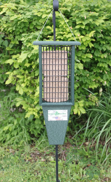 SONGBIRD ESSENTIALS - Double Suet Bird Feeder - Green (SERUBDSF200H) 645194220003