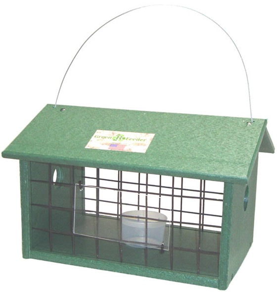 SONGBIRD ESSENTIALS - Caged Meal Worm Jail Bird Feeder (SERUBMWJAIL) 645194003002