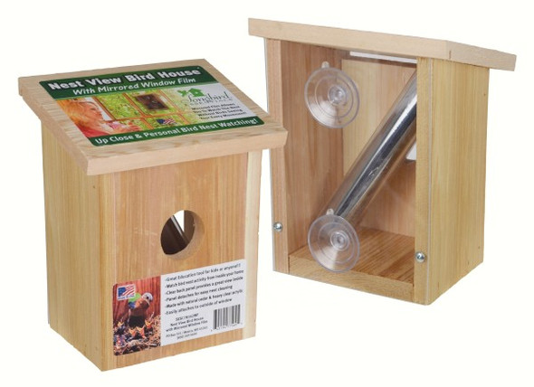 SONGBIRD ESSENTIALS - Nest View Bird House with Window Film SESC78162WF 645194775695