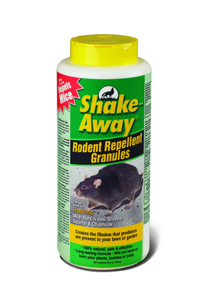 SHAKE-AWAY - Rodent Repellent Powder Granules with Shaker Applicator - 28.5 oz (SHAKE2853338) 714183285337