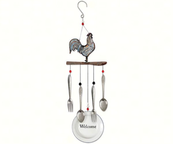 SUNSET VISTA - Rooster Wind Chime 28 inch (SV92153) 879510065393