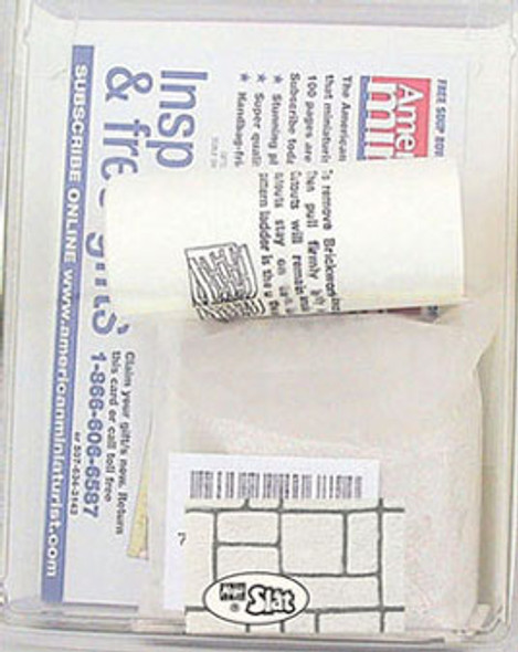 MAGIC SYSTEMS - 1 Inch Scale Dollhouse Miniature - Magic Slate 2 Sq Ft White (SW540) 749939205406