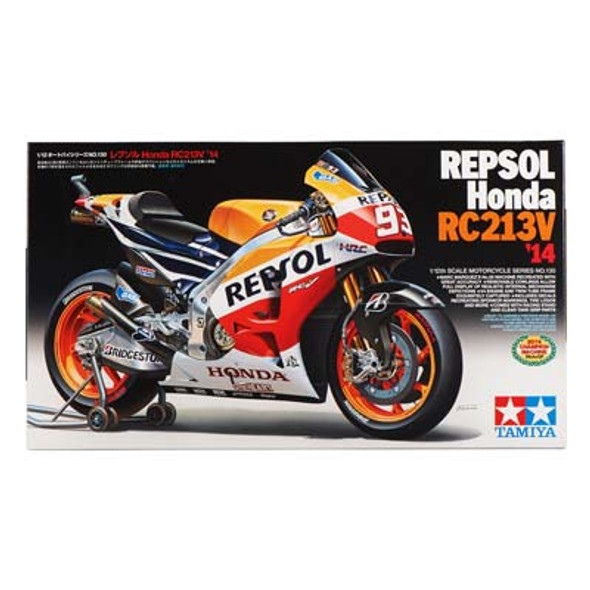 TAMIYA 1/12 Repsol Honda RC213V '14 Motorcycle Racer Plastic Model Kit 14130 4950344141302