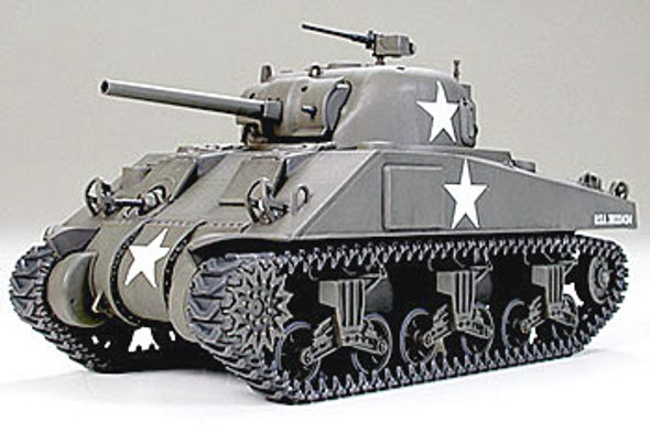TAMIYA - US M4 Sherman Tank Early Production 1/48 Scale Plastic Model Kit (32505) 4950344061105