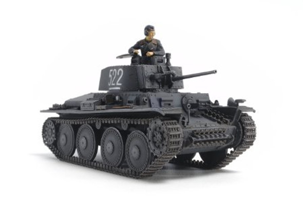 TAMIYA - 32583, 1/48 German Panzer 38 (t) Ausf. E/F Tank Plastic Military Model Kit 4950344325832