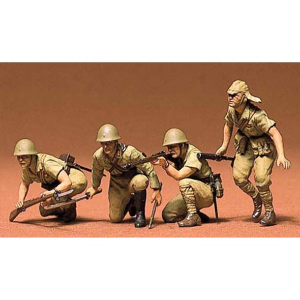 TAMIYA - 1/35 Japanese Army Infantry Plastic Model Military Figures Kit (35090) 4950344987818