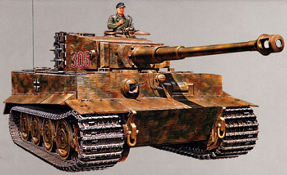 TAMIYA 1/35 German Heavy Tiger I Plastic Tank Model Kit (35146) 4950344351466