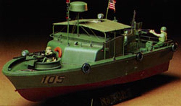 TAMIYA - US Navy PBR31 MkII Pibber Boat 1/35 Scale Plastic Model Kit (35150) 4950344351503