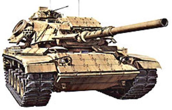 TAMIYA - US Marine M60A1 Tank 1/35 Scale Plastic Model Kit (35157) 4950344351572