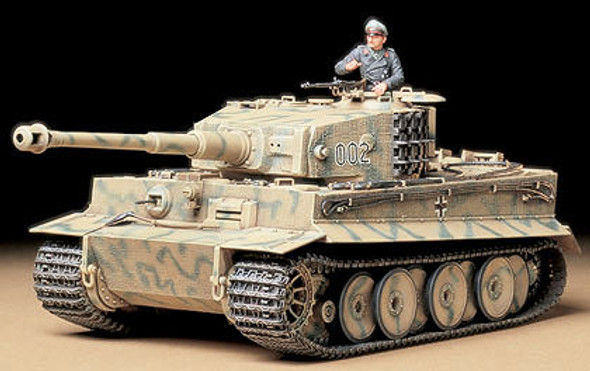 TAMIYA - German Tiger I Mid Production 1/35 Scale Plastic Model Kit (35194) 4950344351947