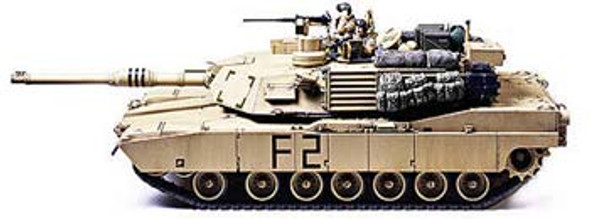 TAMIYA - M1A2 Abrams Main Battle Tank (120mm Gun) 1/35 Scale Plastic Model Kit (35269) 4950344352692