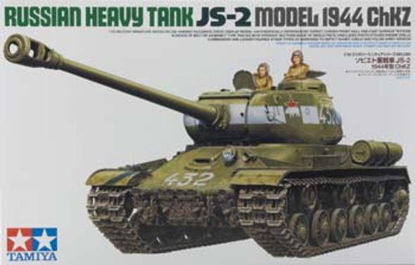 TAMIYA - 1/35 Scale JS-2 Model 1944 ChKZ Russian Heavy Tank Plastic Model Military Tank Vehicle Kit (35289) 4950344352890