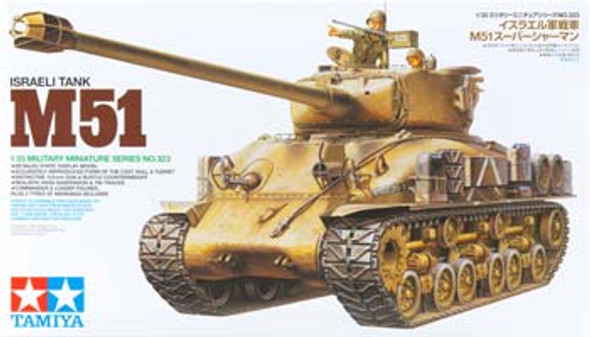 TAMIYA 1/35 Israeli Tank M51 Plastic Model Kit (35323) 4950344353231