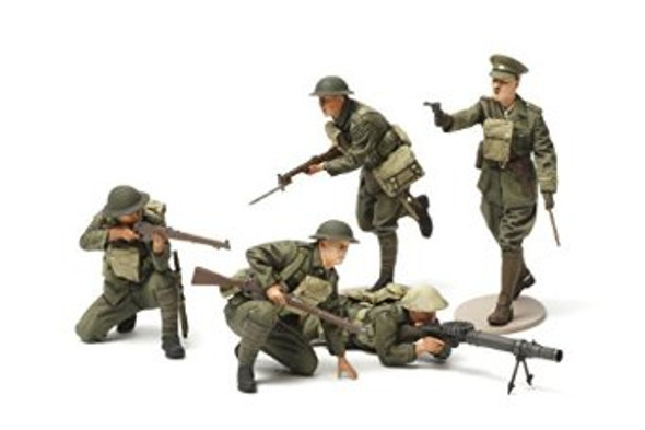 TAMIYA - 35339, 1/35 WWI British Infantry Plastic Military Figure Model Kit 4950344353392