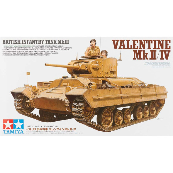 TAMIYA - 1/35 British Tank Mk.III Plastic Model Tank Kit (35352) 4950344353521