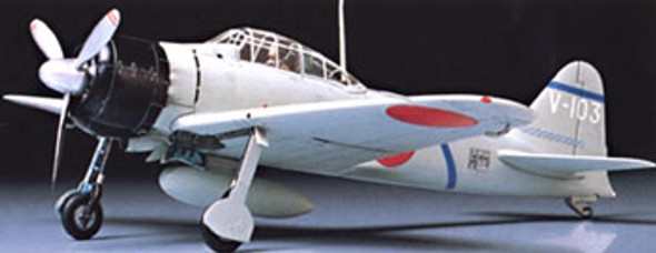 TAMIYA - 1/48 A6M2 Zero Fighter Type 21 - Plastic Model Airplane Kit (61016) 4950344987429