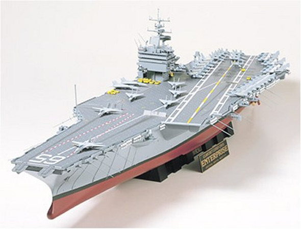 TAMIYA 1/350 Scale USS Enterprise Carrier Plastic Model Kit (78007) 4950344780075