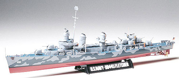 TAMIYA - U.S. Navy DD445 Fletcher Ship Plastic Model Kit (78012) 4950344780129