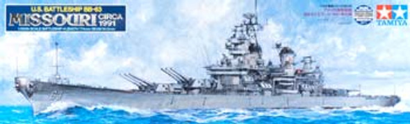 TAMIYA 1/350 Scale USS Missouri Battleship Plastic Model Kit (78029) 4950344780297