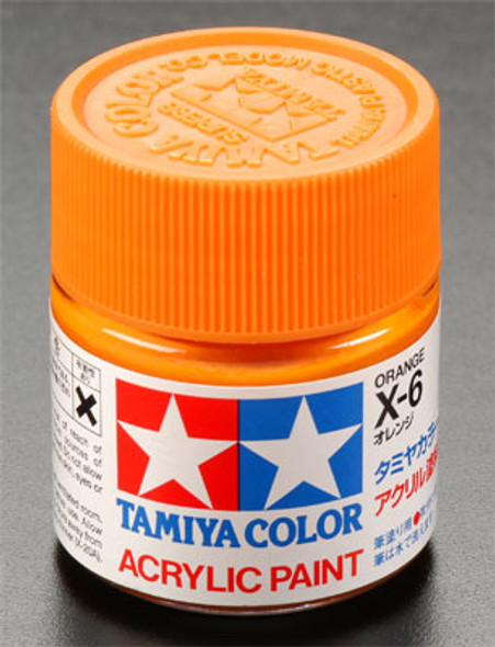 TAMIYA Acrylic X6 Gloss,Orange 23ml (81006) 49375961