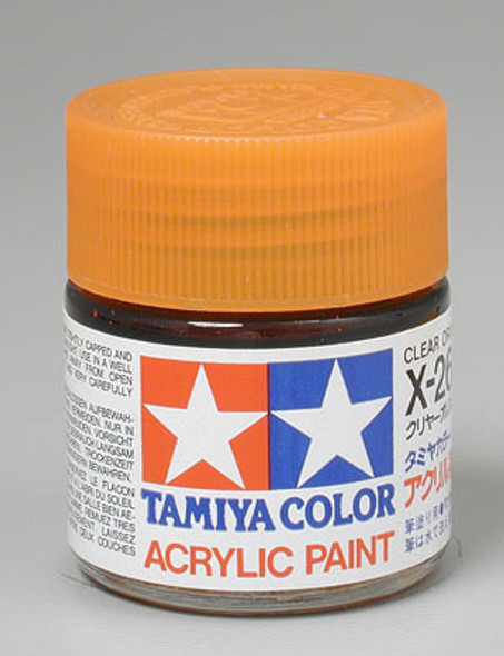 TAMIYA Acrylic X26 Gloss, Clear Orange 23ml (81026) 49376166