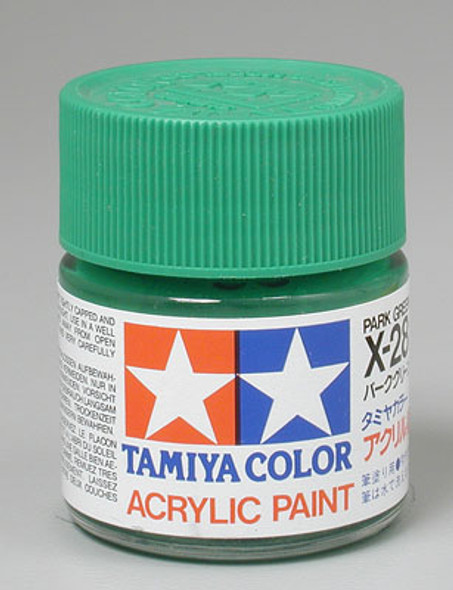 TAMIYA Acrylic X28 Gloss, Park Green 23ml (81028) 49376180