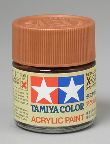 TAMIYA Acrylic X34, Metallic Brown 23ml (81034) 49375800