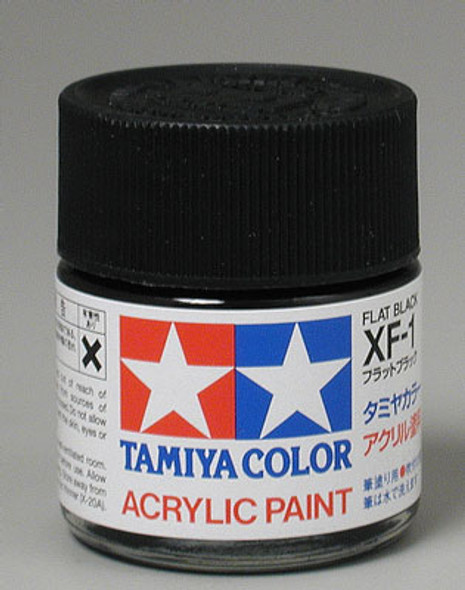 TAMIYA Acrylic XF1 Flat Black 23ml (81301) 49376210
