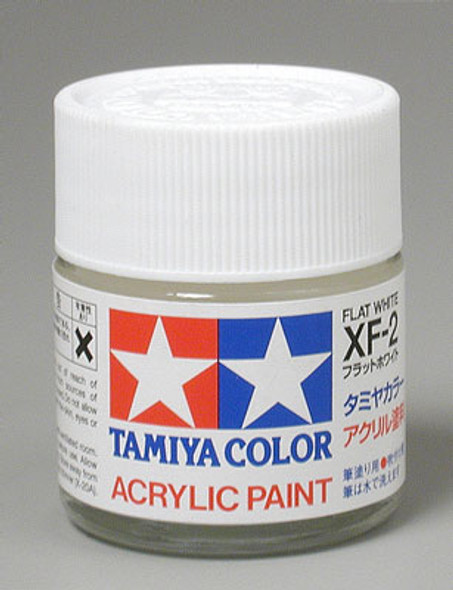 TAMIYA Acrylic XF2 Flat, White 23ml (81302) 49376227