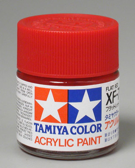 TAMIYA Acrylic XF7 Flat, Red 23ml (81307) 49376272